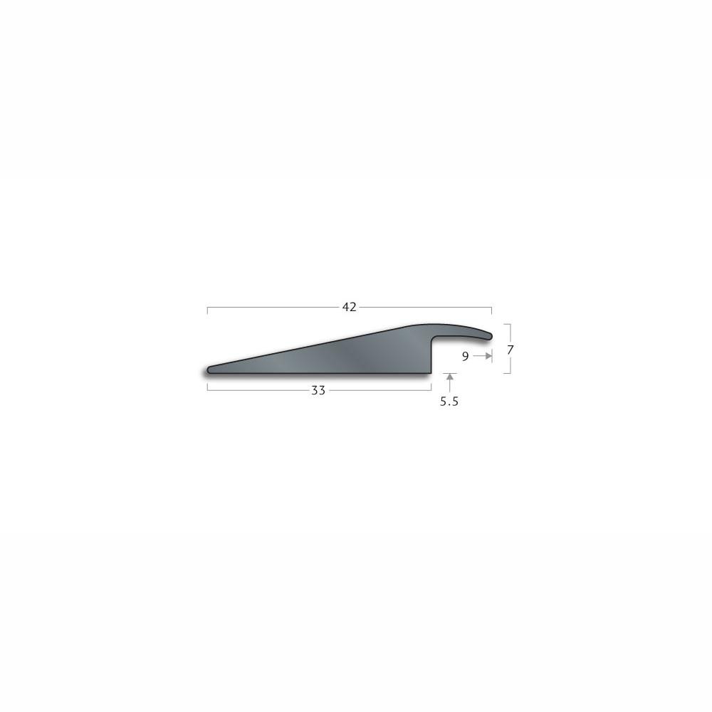 Gradus Ramp Top Gradus CTR5 5mm Ramp Edge 2m | TradeChoice Carpet & Flooring