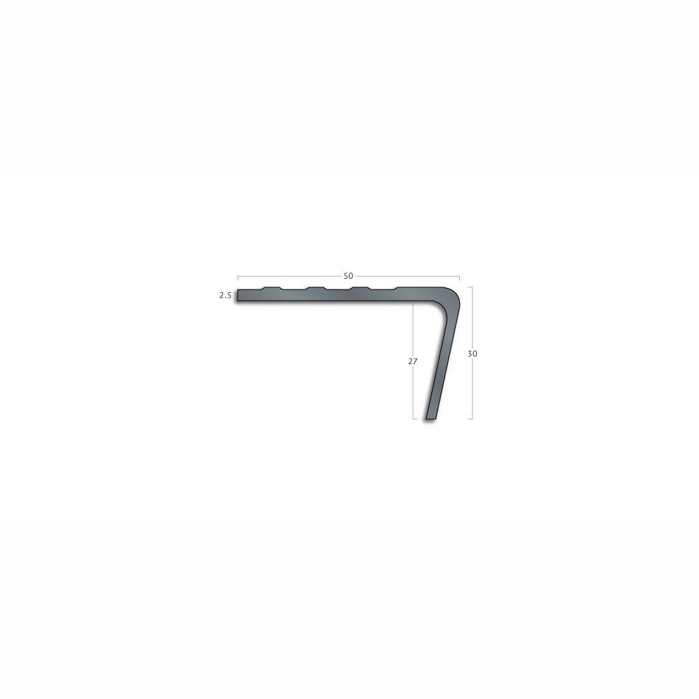 Gradus PK50 PVC Nosing 2.75m | TradeChoice Carpet & Flooring