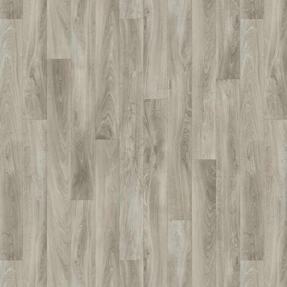 Avid Hometex Cushion Vinyl - Light Grey Oak Plank